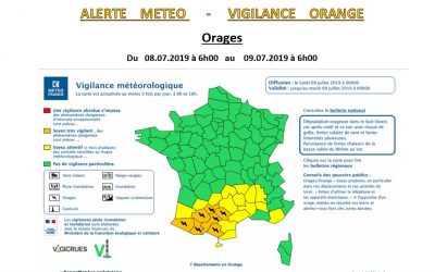 #Alerte Orange Orages