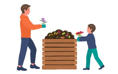 #Compostage au cimetière d’Embrusc