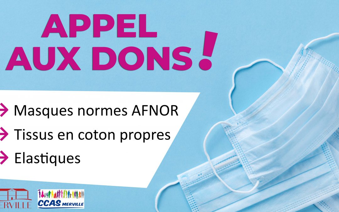 #APPEL AUX DONS