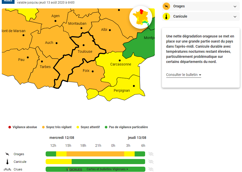 #Alerte orange