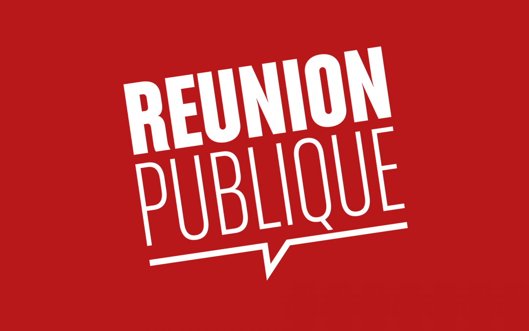 #Réunion publique