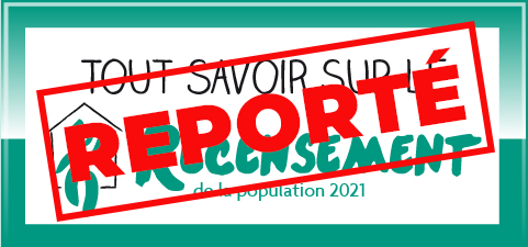 #Recensement 2021 reporté