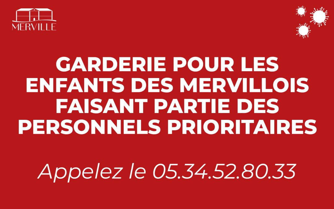 #Dispositif de garderie Covid-19