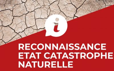 #Reconnaissance état catastrophe naturelle