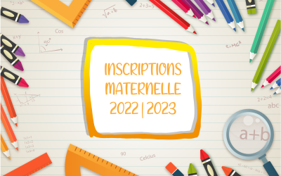 #Inscriptions maternelle
