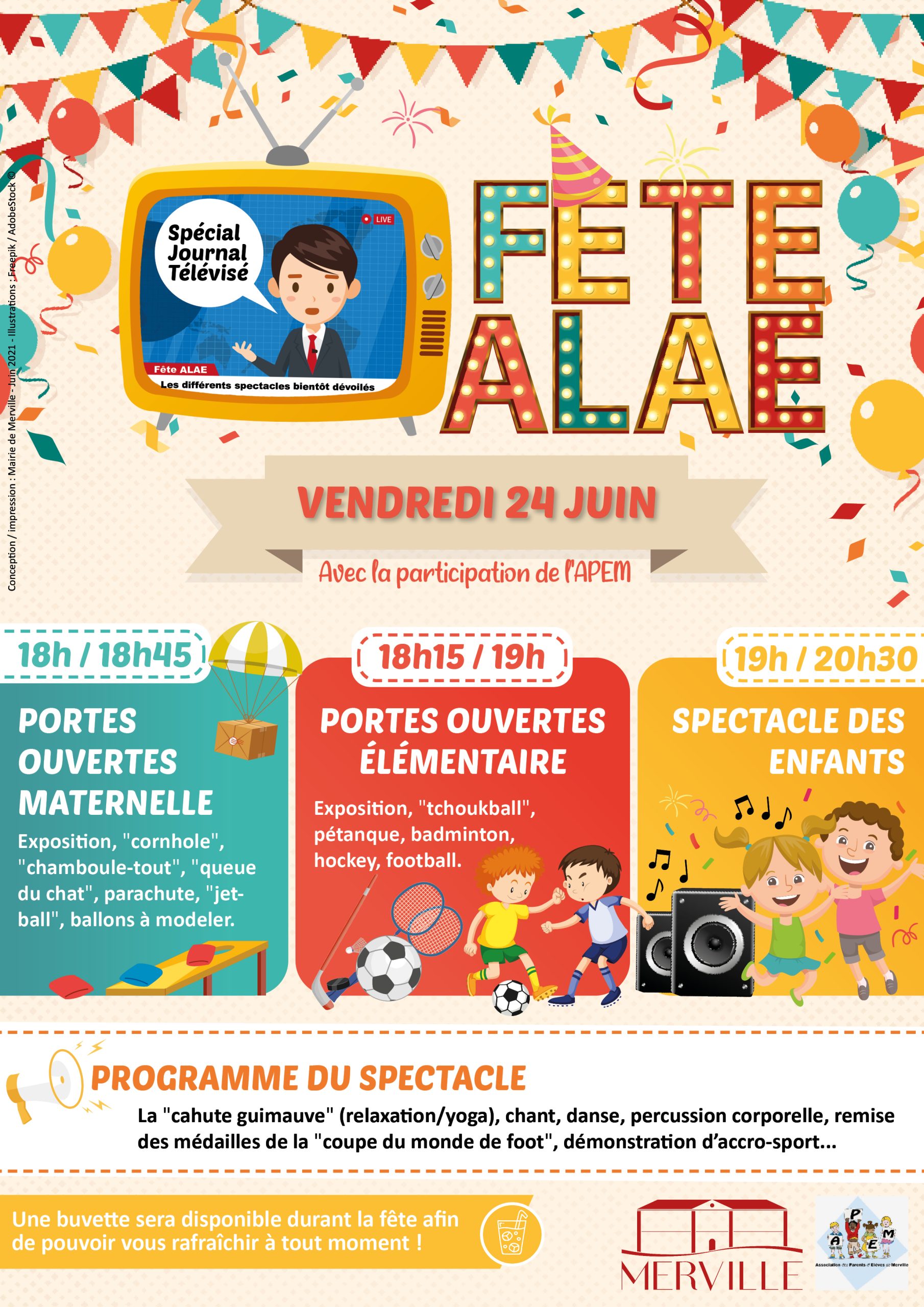 Affiche fête ALAE 2022