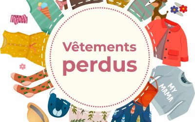 #Les vêtements oubliés à l’école