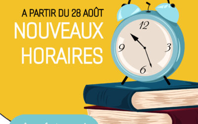 #Horaires médiathèque