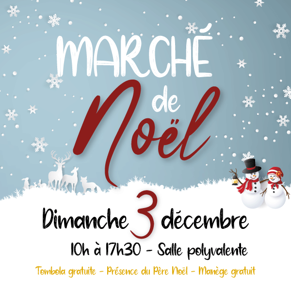 #Marché de Noël : inscription des exposants