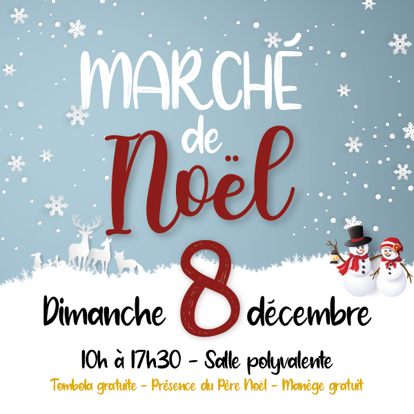 #Marché de Noël : inscription des exposants