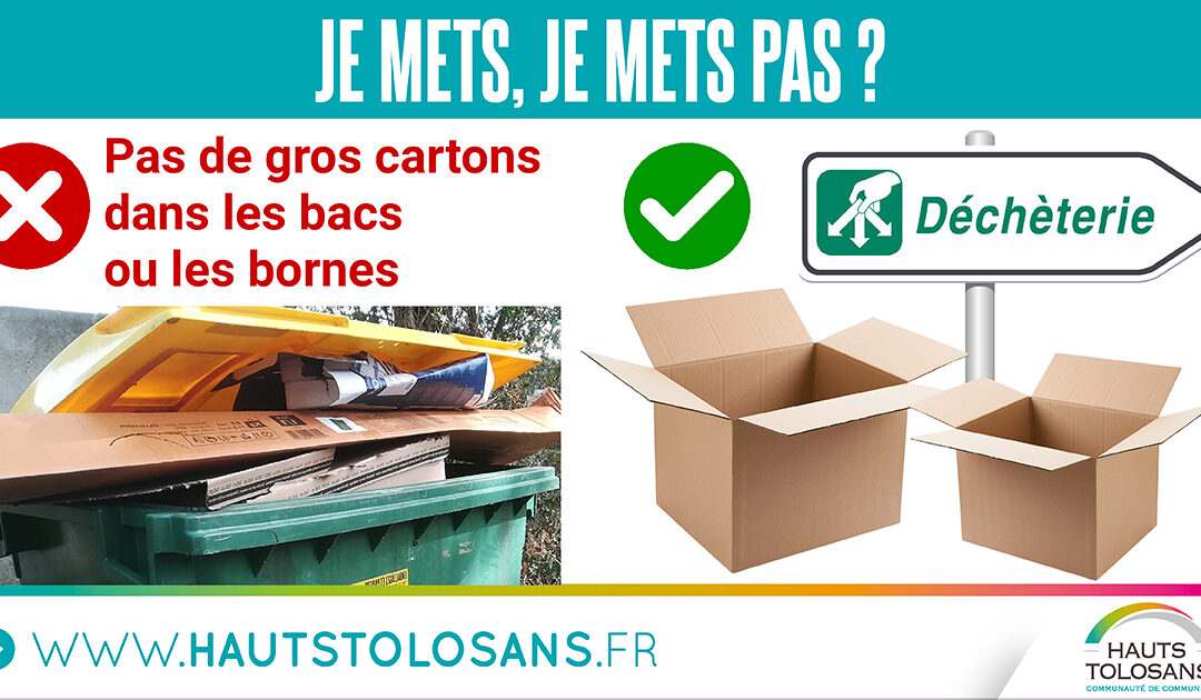 #Que faire des gros cartons?