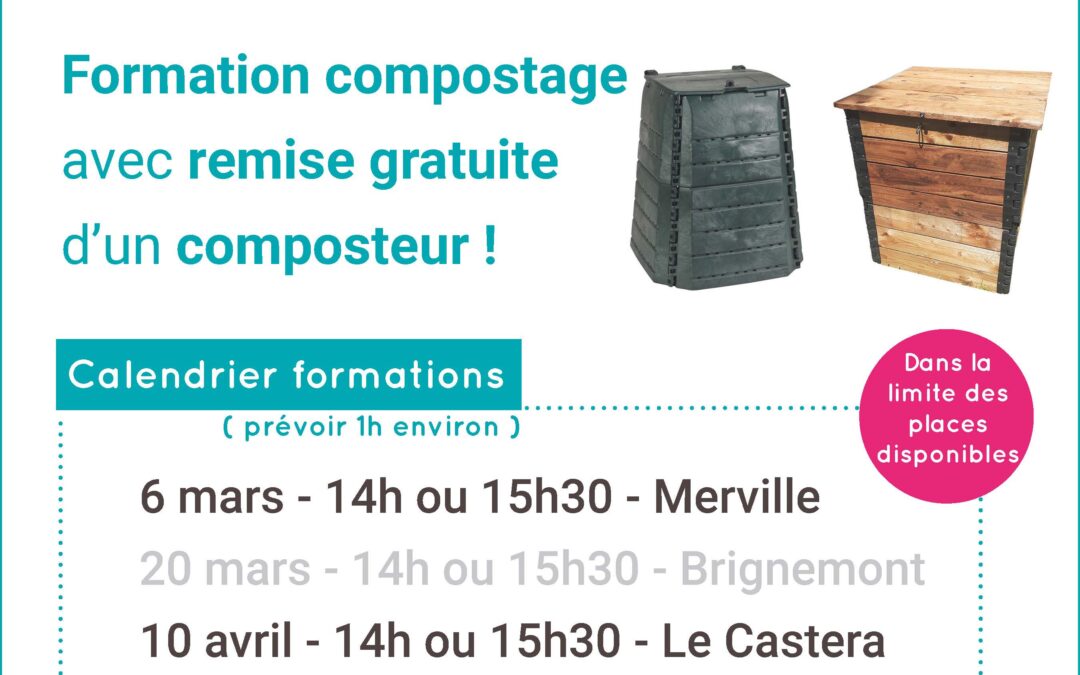 #Formation compostage et composteur gratuit