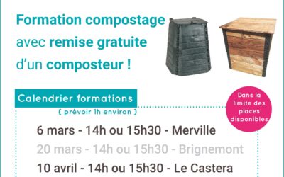 #Formation compostage et composteur gratuit