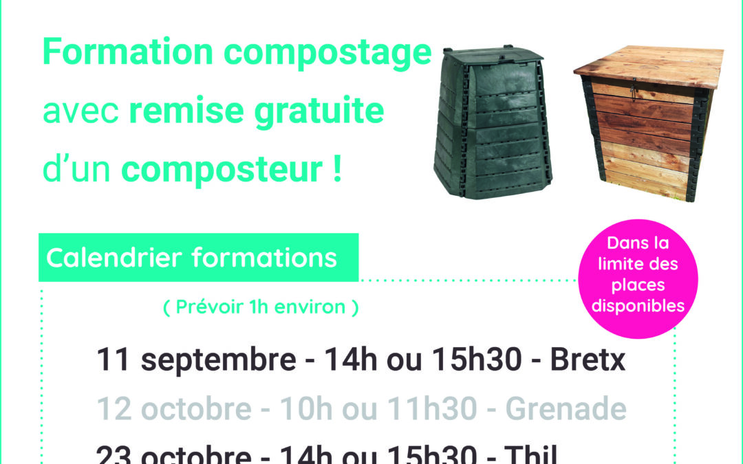 #Formation compostage et composteur gratuit