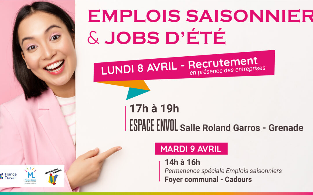 #Emplois saisonniers et jobs d’été